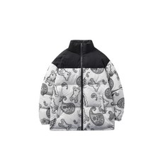 Auls男款運動風拼色藝術戶外羽絨外套 M7311