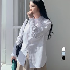 102102 여성용 빅사이즈 데일리 옥스포드 셔츠