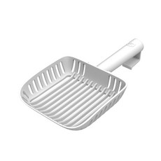 Catstag Jumbo貓砂鏟 貓廁所用貓砂鏟 掛鉤型, 白色