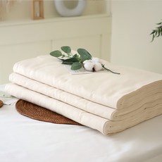 Cheon Farm純棉強化小窗紗布料, 米色