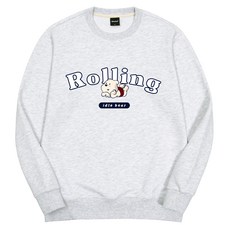 okstar 滾輪小熊特殊雙面大學T 2SSP005