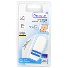 Dentistar 指套牙刷, 混色, 1入, 1件