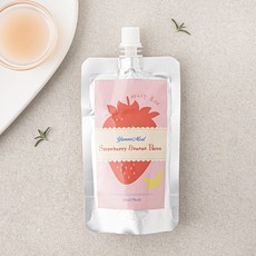 얌이밀 마시는 딸기 바나나 퓨레, 120g, 1개