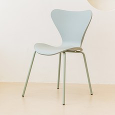 웰퍼니쳐 러플 카페 식탁 의자, 민트, 4개