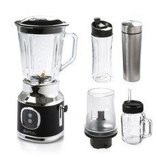 domus. 電動攪拌機 復古方形果汁機 5件組, EC-385KJ