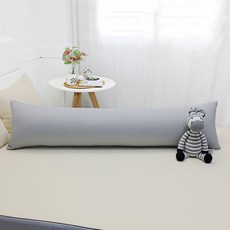 베드앤데코 쿨터치 냉감 트리플 바디필로우커버, 그레이