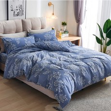 A-ONE 3M吸濕排汗 萊賽爾 雙人兩用被套, 旅途之秋 藍色