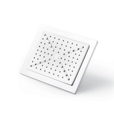 URBAN TERRACE 方型頂噴蓮蓬頭, 1個, 白色