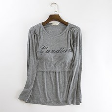 LUNA GLAM 孕婦英文哺乳T恤 CHS191