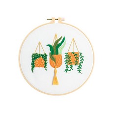 Enasoo 布料手工刺繡入門 十字繡DIY套組, 04, 1套