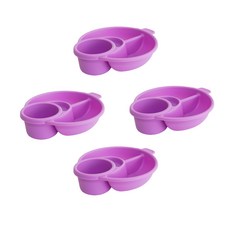 은스홈 캠핑 나눔접시, 퍼블, 4개