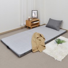 Magic Bed 可折疊地板睡眠床墊, 現代巧克力色