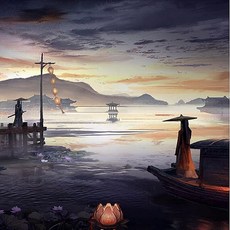 피포페인팅 DIY 풍경화 그리기 세트, 적벽도, 1개