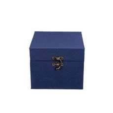 포원밀리언 도장 파우치 보관 케이스, 블루