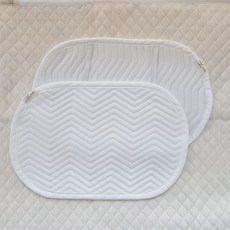 AiRabbit 幼兒雙面吸汗墊 嬰兒枕頭 附固定帶, Duralon Z字形