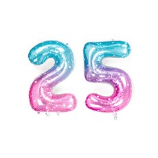 Maket Gamseong 多種數字氣球, 25 (Galaxy), 1個