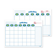 Monolike 復古流行計畫本 月計畫 + 週計畫組合, 03 藍色, 1套