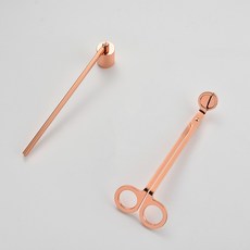 Ditto 滅燭罩 + 燭芯剪套組, 玫瑰金, 1套