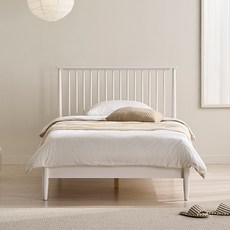 삼익가구 소렌드 원목 침대 프레임 단품 방문설치, 화이트