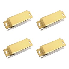 不鏽鋼方形烤肉夾 中 金色, 4個