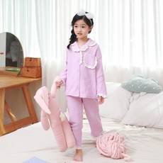 女童Blossom學生睡衣上下衣套組 PJ7014