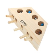 carno 捉迷藏角色木貓玩具 5 孔 RD_1055, 混色, 1個