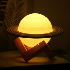 Quardi LED 心情燈 Saturn 3色 Tok Tok 16cm+USB 數據線套組, 混合顏色