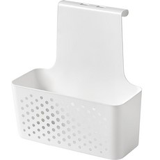 J LIFE Brix 門掛式收納籃, 1個, 白色