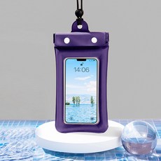 로얄그린 물놀이 핸드폰 방수팩, 퍼플, 1개