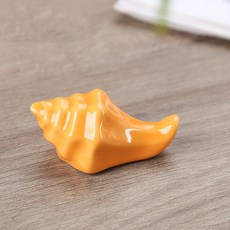 바다향 소라 세라믹 수저 받침, 5번, 4개