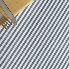 Cheonpam 大幅 30支 色織棉 奧利條紋布料, 灰色 1458, 1個