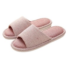 ARYKO 條紋室內拖鞋, 粉色, 1雙