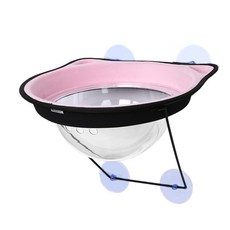 Gatto 貓用窗戶太空船膠囊型吊床, 粉紅色