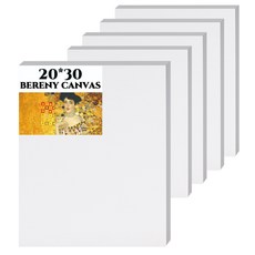 BERENYART 棉布畫布 美術畫板 20*30cm, 5個