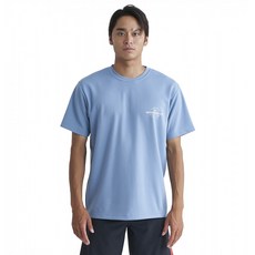 QUIKSILVER 男士標準版型短袖防磨T恤 QE21RE122BLU