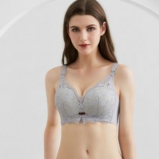 더블유비비 WBA109 꽃무늬 클립형 심플 브라 2p