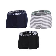 PUMA 男童純棉平口內褲 3入