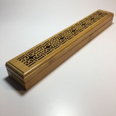 溫暖木質雕刻圖案線香架, 字形 2