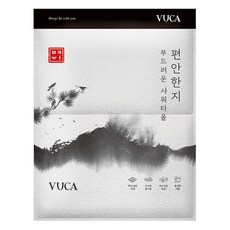VUCA 柔軟低刺激舒適沐浴巾, 1個, 2入, 白色