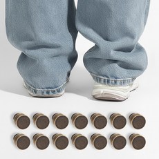 앙플러스 바지 밑단 수선 고정 단추, 브라운, 14개