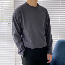 오티디 남녀공용 16수 오버핏 긴팔 티셔츠