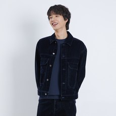 UCLA 벨벳 데님 빅포켓 트러커 UAADJ80