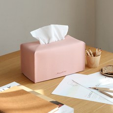 내츄럴앤삼십육점오도 스위트룸 호텔식 가죽 티슈커버, 핑크