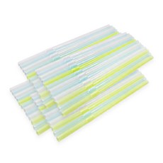 AGAFURA 可彎免洗吸管 21cm, 500支, 2包