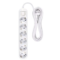 五星精密 一般接地延長線 6孔, 4.5m, 單一顏色, 1個