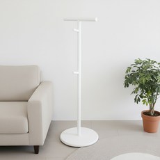 숲속애 미니 원목 가방행거, 화이트