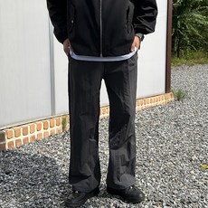 Meosidda 男性防風尼龍腳踝束口褲