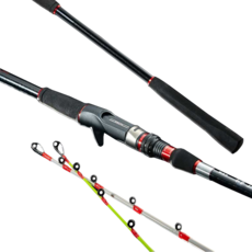 SILSTAR Thunder Shot 章魚雙竿尾 軟式 硬式 紡車釣竿 S215, 混合顏色