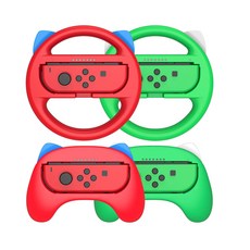 Edimart開關貓耳把手+手把組, 紅色, 綠色, 1套