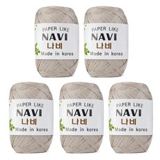 NAVI編織紙線, 5個, 114 原麻色